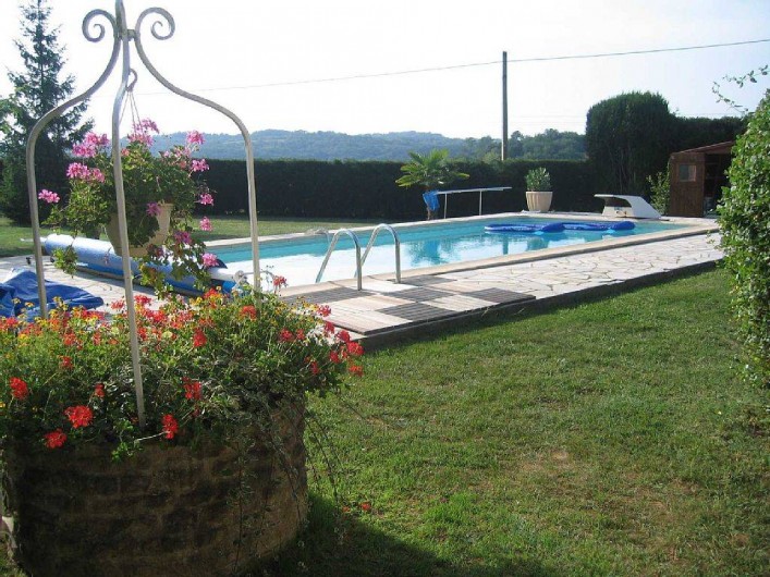 Location de vacances - Gîte à Prats-de-Carlux - Piscine 9X4M filtration au sel