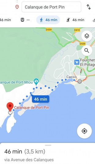 Location de vacances - Appartement à Cassis - Calanque de Port Pin