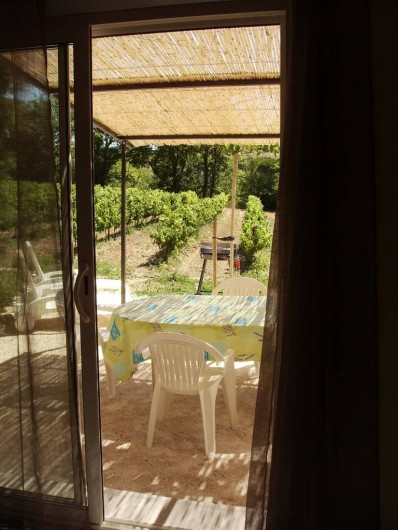 Location de vacances - Gîte à Vinsobres - Gîte Lorie - Terrasse et jardin privés