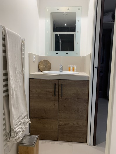 Location de vacances - Appartement à Porto-Vecchio - Salle de bain Cala Ross' Appart