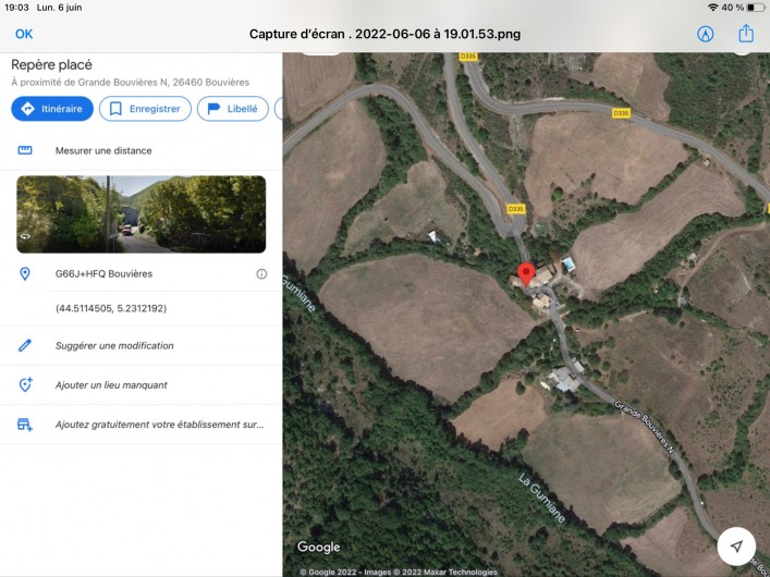 Location de vacances - Maison - Villa à Bouvières