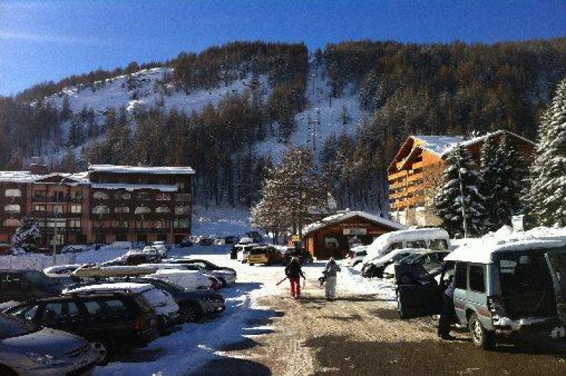 Location de vacances - Studio à La Foux d'Allos - La foux d'Allos pendant la saison de ski