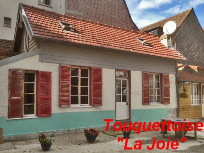 Location de vacances - Maison - Villa à Le Touquet-Paris-Plage - maison LA JOIE -  5 couchages ,2 chambres /terrasse , chaises, cour partagée