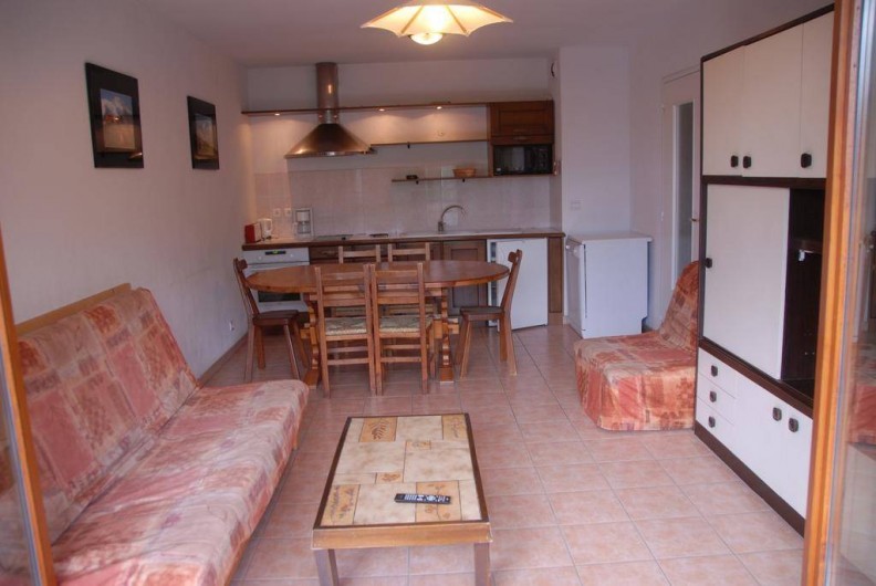 Location de vacances - Appartement à Bourg-Saint-Maurice - séjour cuisine