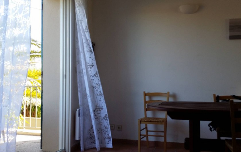 Location de vacances - Appartement à Fréjus Plage - salle a manger