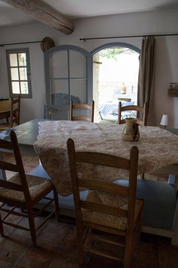 Location de vacances - Maison - Villa à Rustrel - La salle à manger