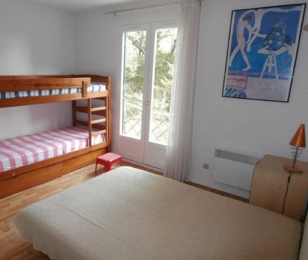 Location de vacances - Maison - Villa à Bidart - chambre N°2: lit 140 et 2 lits supperposés