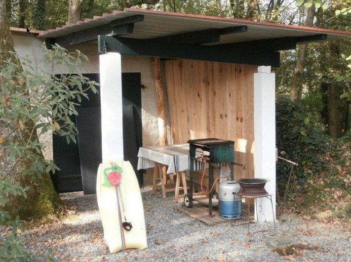 Location de vacances - Maison - Villa à Bidart - abri de jardin avec 
plancha , barbecue
et morey