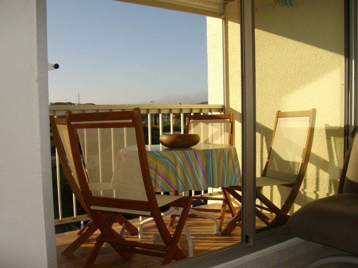 Location de vacances - Appartement à Gruissan - terrasse