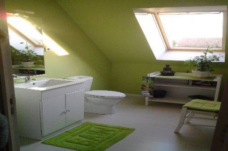 Location de vacances - Gîte à Saint-Omer - Salle d'eau étage