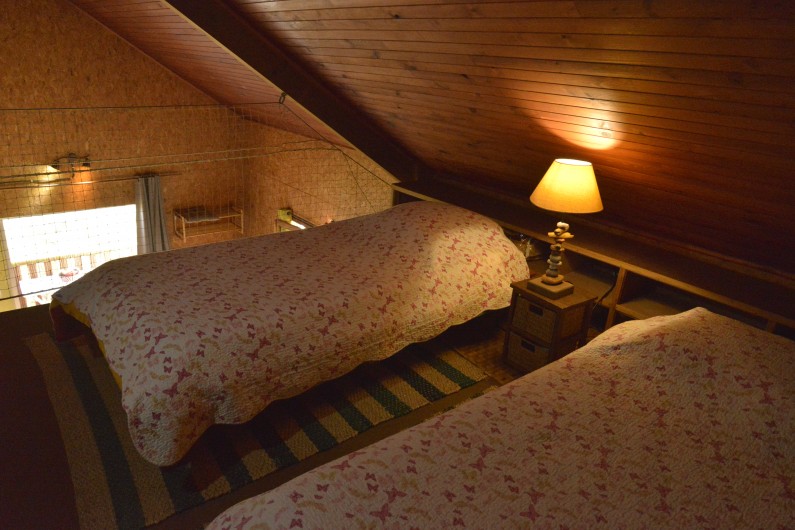 Location de vacances - Gîte à Saint-Leu - mezzanine bungalow lune