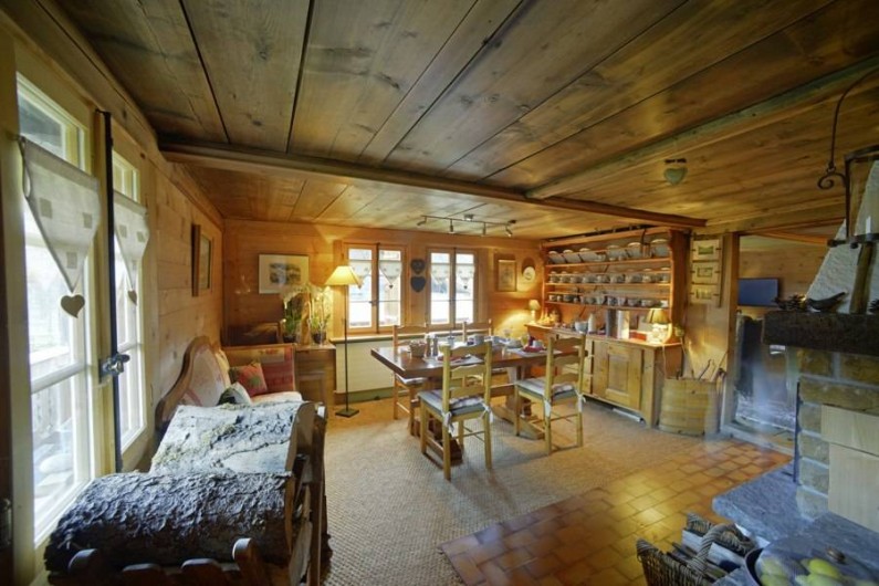 Location de vacances - Chalet à Les Diablerets - Salle à manger