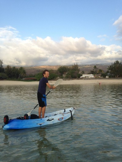 Location de vacances - Villa à Saint-Gilles les Bains - moi qui vous emmènerait sur le lagon en kayak au coucher de soleil;)