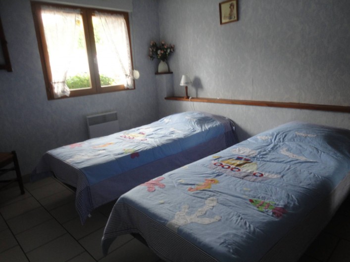 Location de vacances - Gîte à Frencq - Chambres avec 2 lits modulables