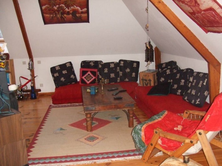 Location de vacances - Villa à Cormelles-le-Royal - Salon du haut