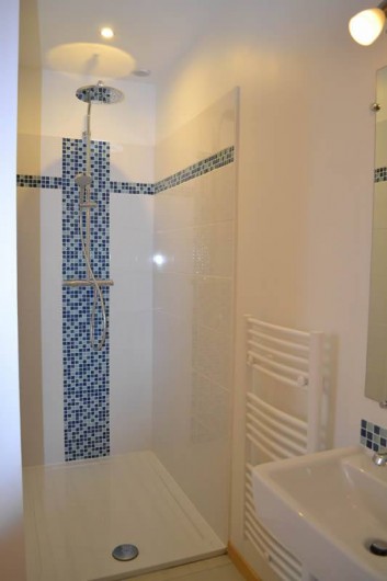 Location de vacances - Gîte à La Baconnière - Salle de douche rez-de-chaussée