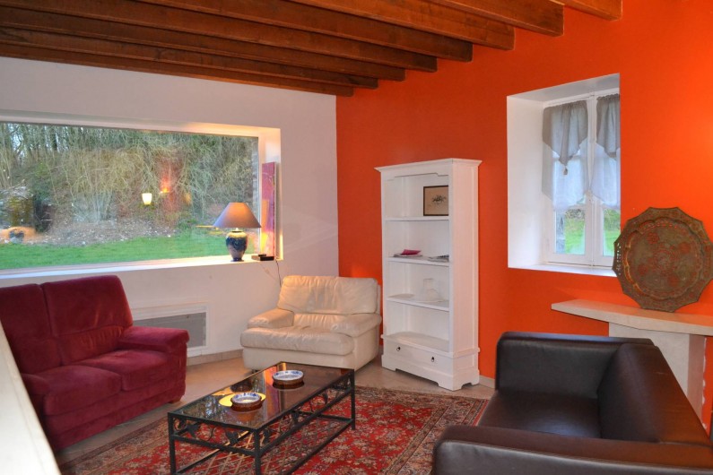 Location de vacances - Gîte à La Baconnière - Coin salon du séjour