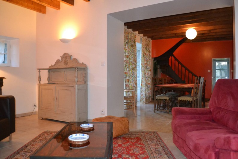 Location de vacances - Gîte à La Baconnière - Coin salon du séjour