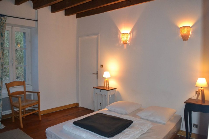 Location de vacances - Gîte à La Baconnière - Chambre 1er étage (lit 140x190 + lit appoint 90x190)
