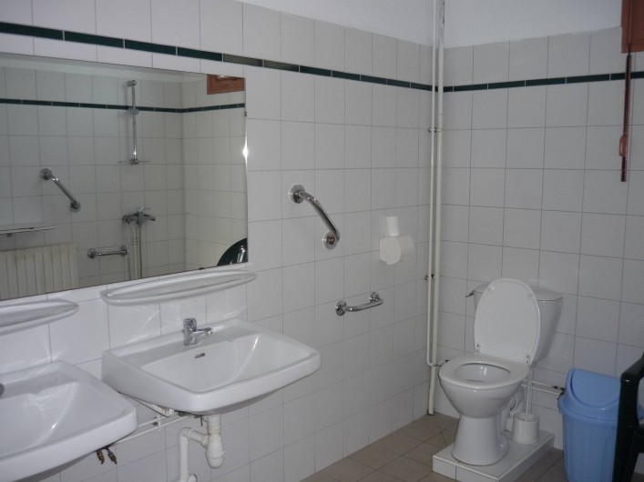 Location de vacances - Gîte à Estaing - Salle de douche avec WC
