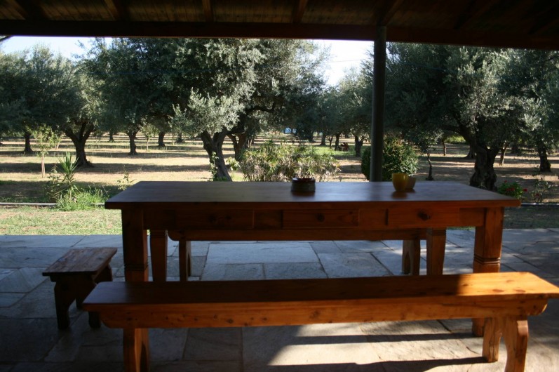 Location de vacances - Villa à Agios Polikarpos - La veranda