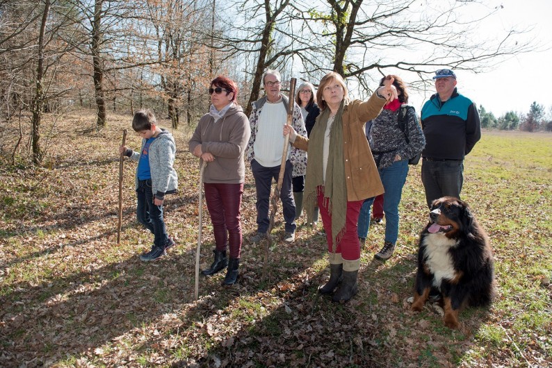 Location de vacances - Chambre d'hôtes à Laruscade - Départ en rando de sylvothérapie