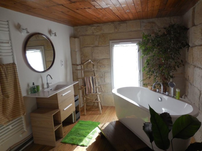 Location de vacances - Chambre d'hôtes à Laruscade - Salle de bains Canopée