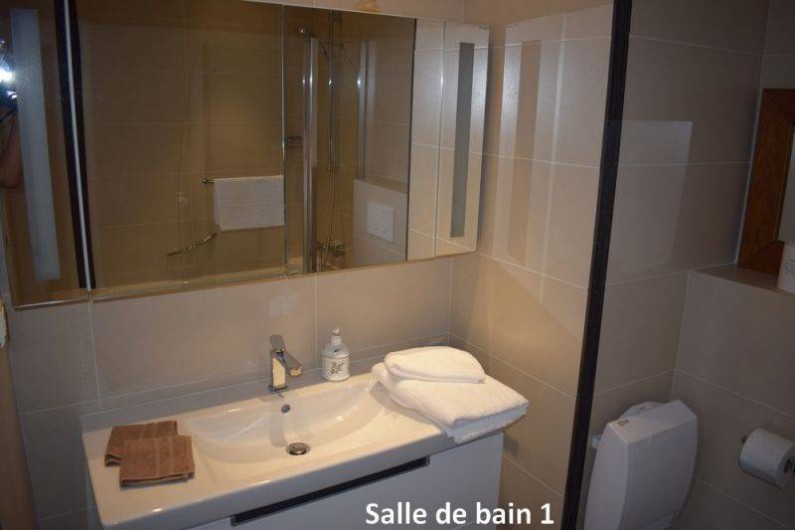 Location de vacances - Appartement à Nice - La salle de bain n°1