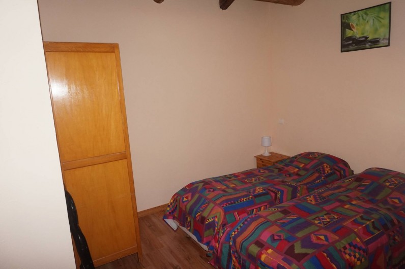 Location de vacances - Appartement à Aussois - chambre avec 2 lits une place