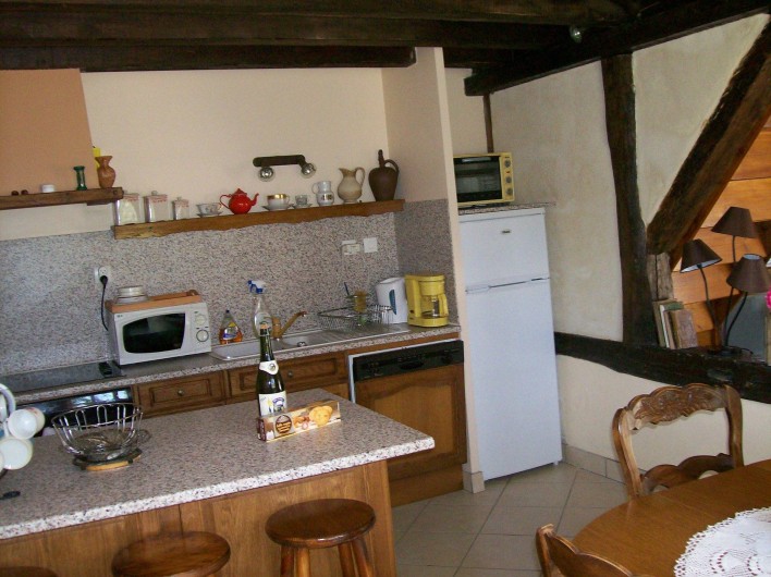 Location de vacances - Gîte à Nonant-le-Pin - cuisine et espace repas