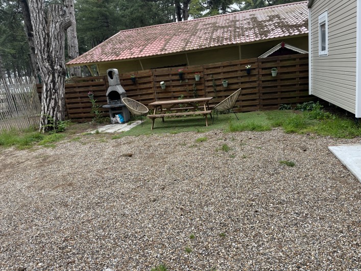 Location de vacances - Bungalow - Mobilhome à Quend Plage - table piquenique