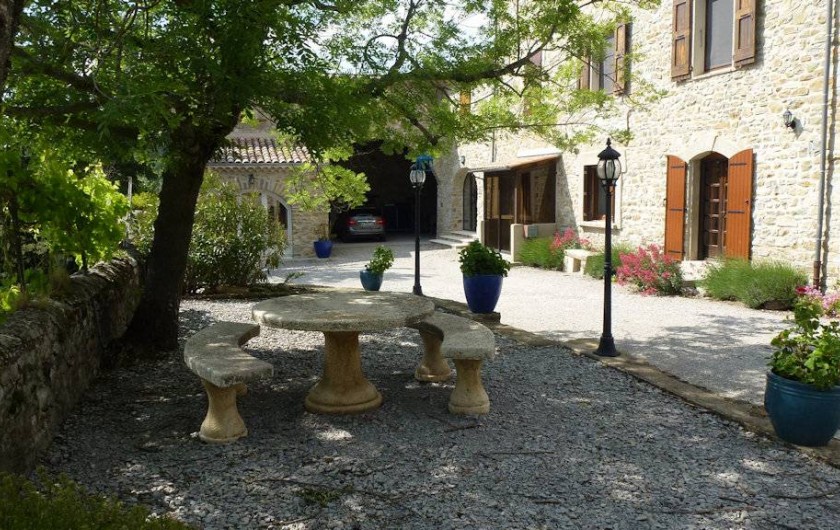 Location de vacances - Gîte à Saou - Gîte du Haulty Terrasse