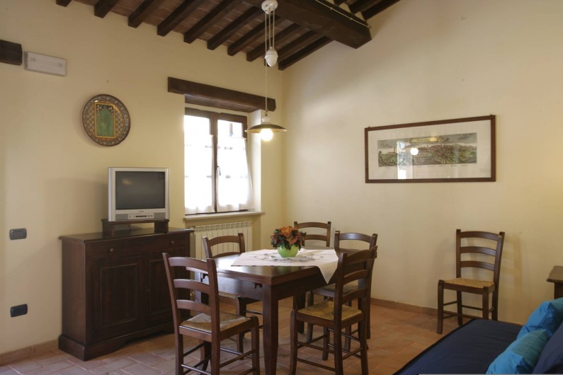 Location de vacances - Appartement à Gubbio - Séjour appartement Ginestra
