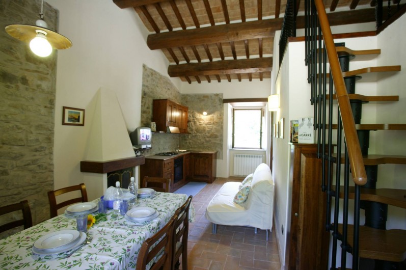 Location de vacances - Appartement à Gubbio - Séjour appartement Fiordaliso