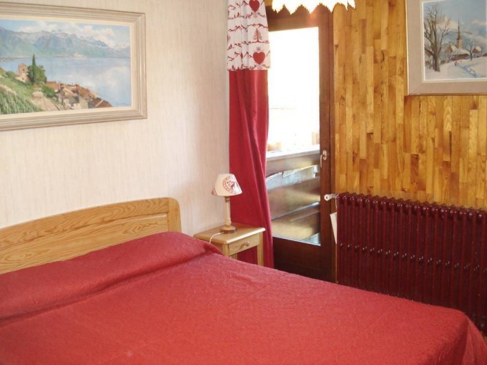 Location de vacances - Appartement à Le Lavachet - Chambre à un grand lit de 160