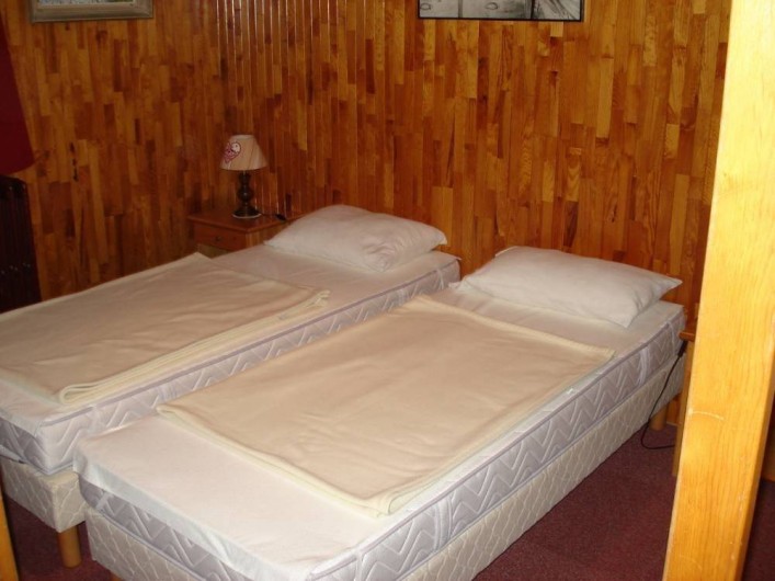 Location de vacances - Appartement à Le Lavachet - Chambre à deux lits de 80 et.....