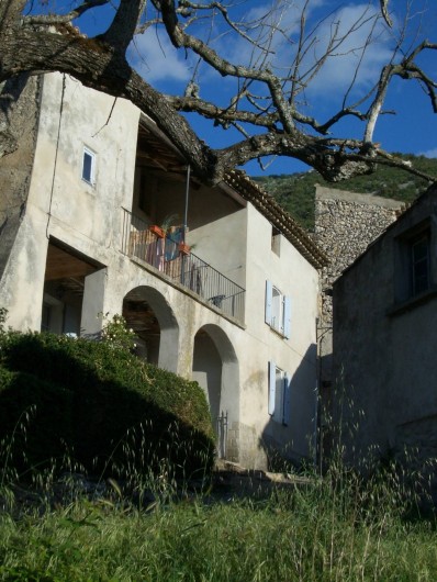 Location de vacances - Villa à Malaucène - Façade des maisons Gérard et Bernard.
