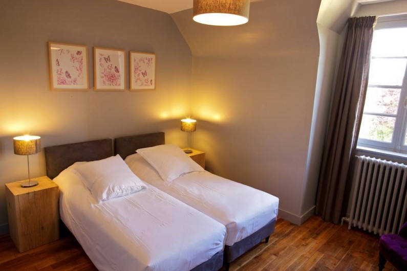 Location de vacances - Gîte à Chambord - Gîte Cerf - chambre avec lits jumeaux