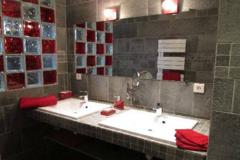 Location de vacances - Maison - Villa à Brue-Auriac - La salle de bains du rez de chaussée
