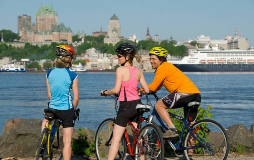 Location de vacances - Hôtel - Auberge à Ville de Québec - Location des vélos et même d'un Tandem - 4 pistes cyclables débutent ici