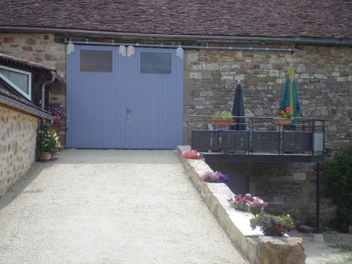 Location de vacances - Maison - Villa à Causse-et-Diège - au bout la terrasse!