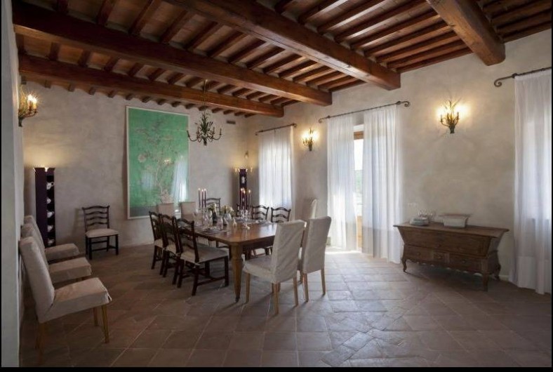 Location de vacances - Villa à San Donato In Collina - Salle à manger
