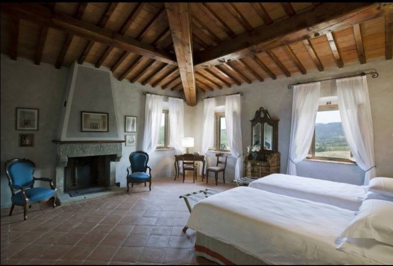 Location de vacances - Villa à San Donato In Collina - Chambre double avec salle de bain