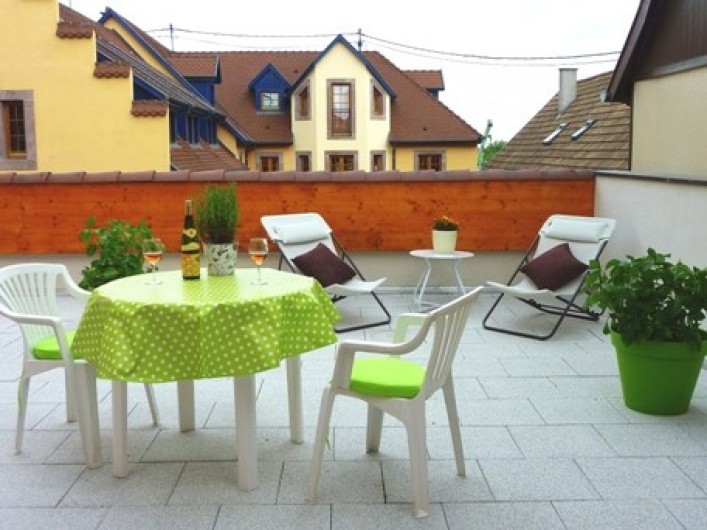 Location de vacances - Gîte à Orschwiller - "Myriam" Terrasse