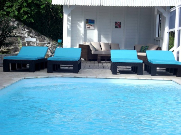 Location de vacances - Villa à Le Diamant - Carbet et piscine