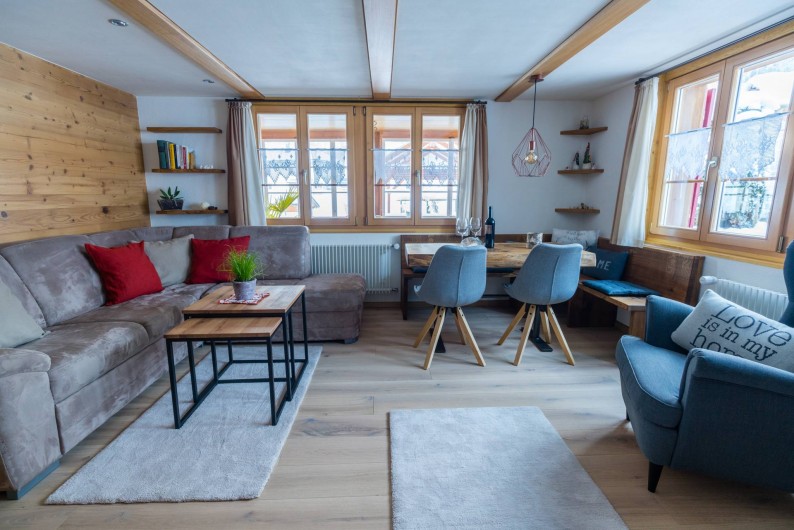 Location de vacances - Appartement à Grindelwald - salle de séjour