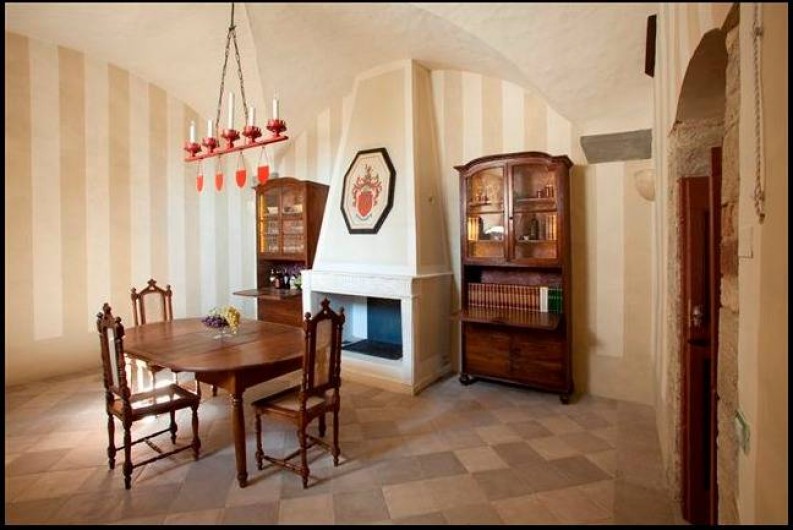 Location de vacances - Villa à San Donato In Collina - Salle de dégustation (devenue depuis salle de billiard)