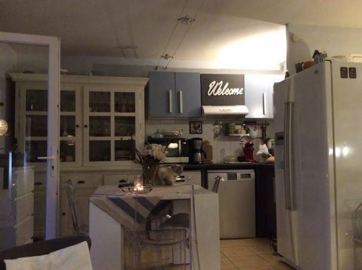 Location de vacances - Maison - Villa à Portiragnes - living côté cuisine