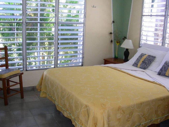 Location de vacances - Villa à Cabrera - Chambre no 1 de la villa avec grand lit