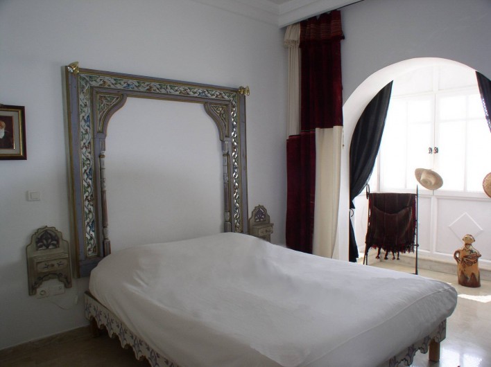 Location de vacances - Appartement à Hammamet - chambre à coucher lit double